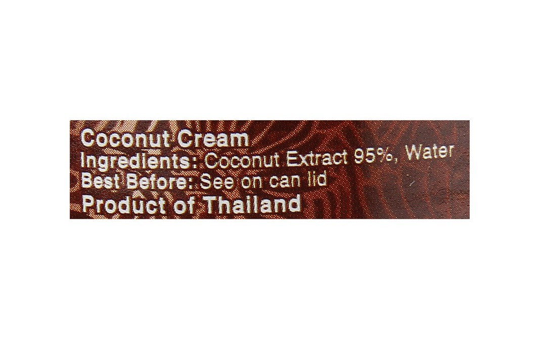 Real Thai Coconut Cream    Tin  400 millilitre